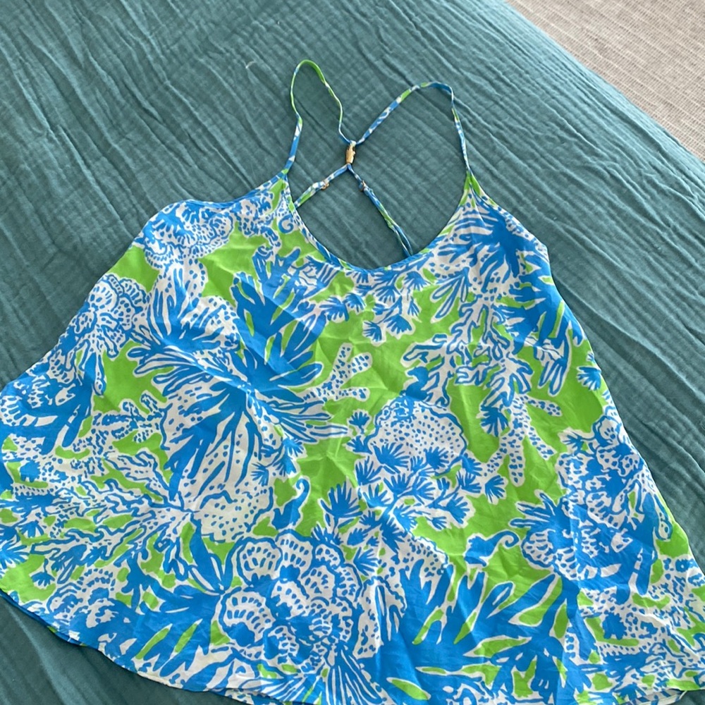 Lilly Pulitzer silk tank